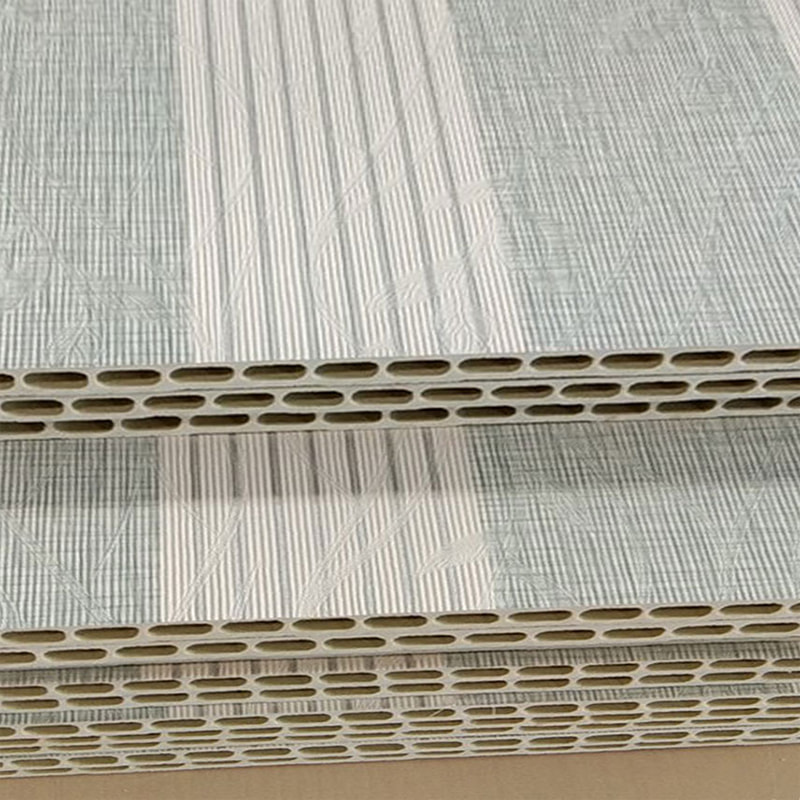 Modern Integrated Bamboo Wood Fiber PVC Wall Panel para sa TV Background Hard Package Wall Panel para sa Interior Ceiling para sa Paggamit ng Hotel