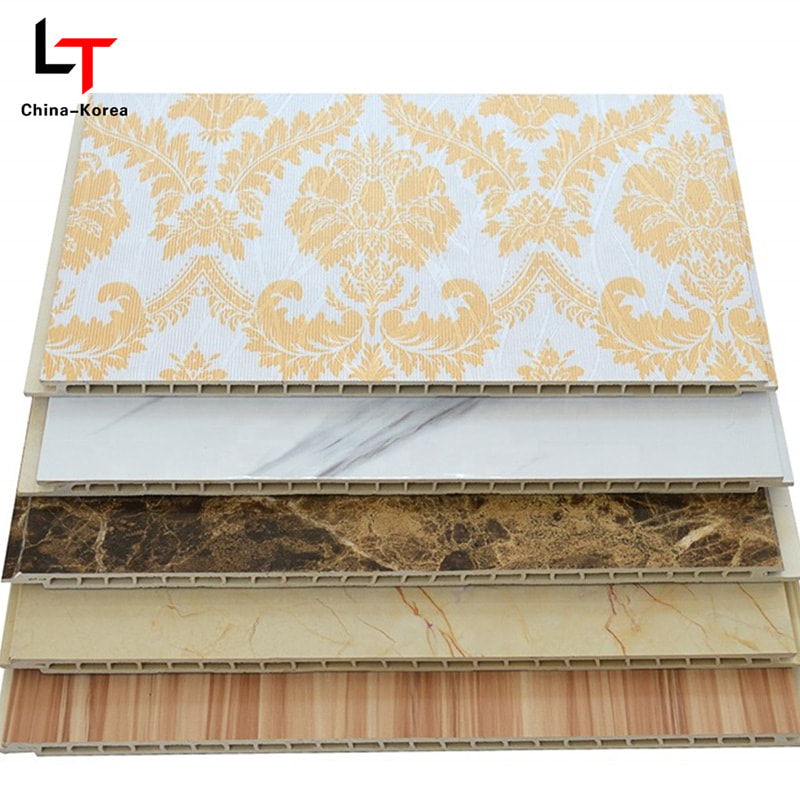 Melinco Interior Decoration Faux Stone Texture Flat Panel PVC Ceiling Panels Marble Grain Wall Board Waterproof Sheet