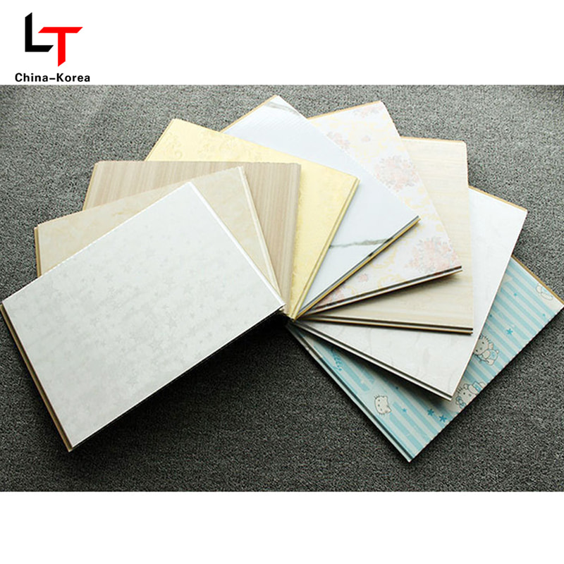 Melinco Interior Decoration Faux Stone Texture Flat Panel PVC Ceiling Panels Marble Grain Wall Board Waterproof Sheet