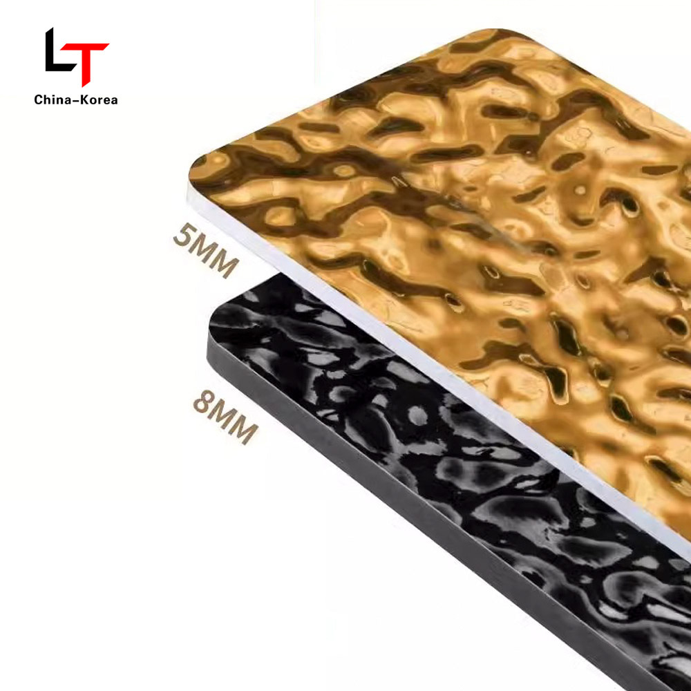 1220 × 2440mm Eco-Friendly PVC Wood Veneer Grain Dekorasyon na mga Panel sa dingding para sa Indoor Wall Cladding na Waterproof Scratch-Resistant Madaling I-install