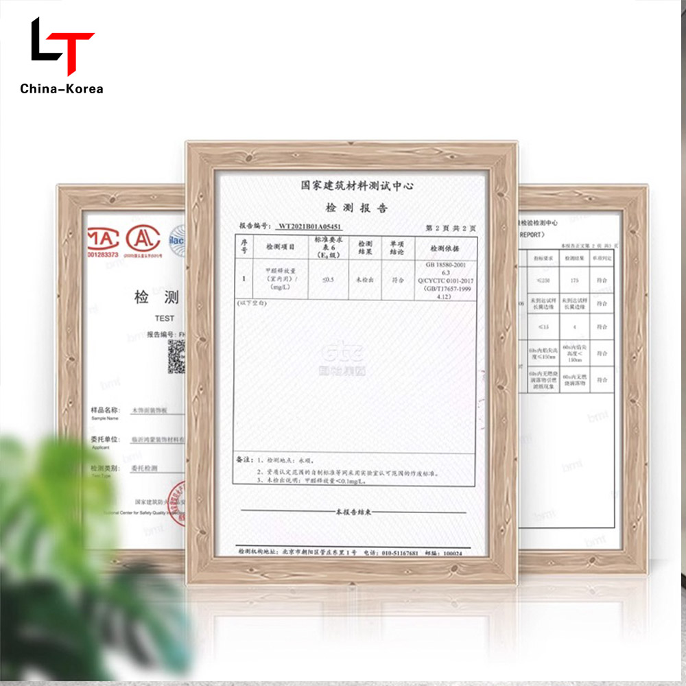 1220 × 2440mm Eco-Friendly PVC Wood Veneer Grain Dekorasyon na mga Panel sa dingding para sa Indoor Wall Cladding na Waterproof Scratch-Resistant Madaling I-install