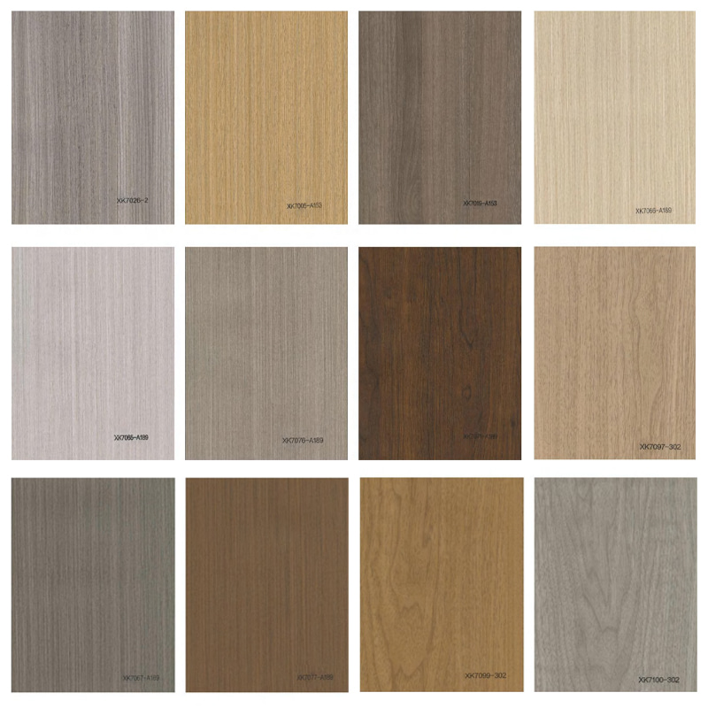 1220 × 2440mm Eco-Friendly PVC Wood Veneer Grain Dekorasyon na mga Panel sa dingding para sa Indoor Wall Cladding na Waterproof Scratch-Resistant Madaling I-install