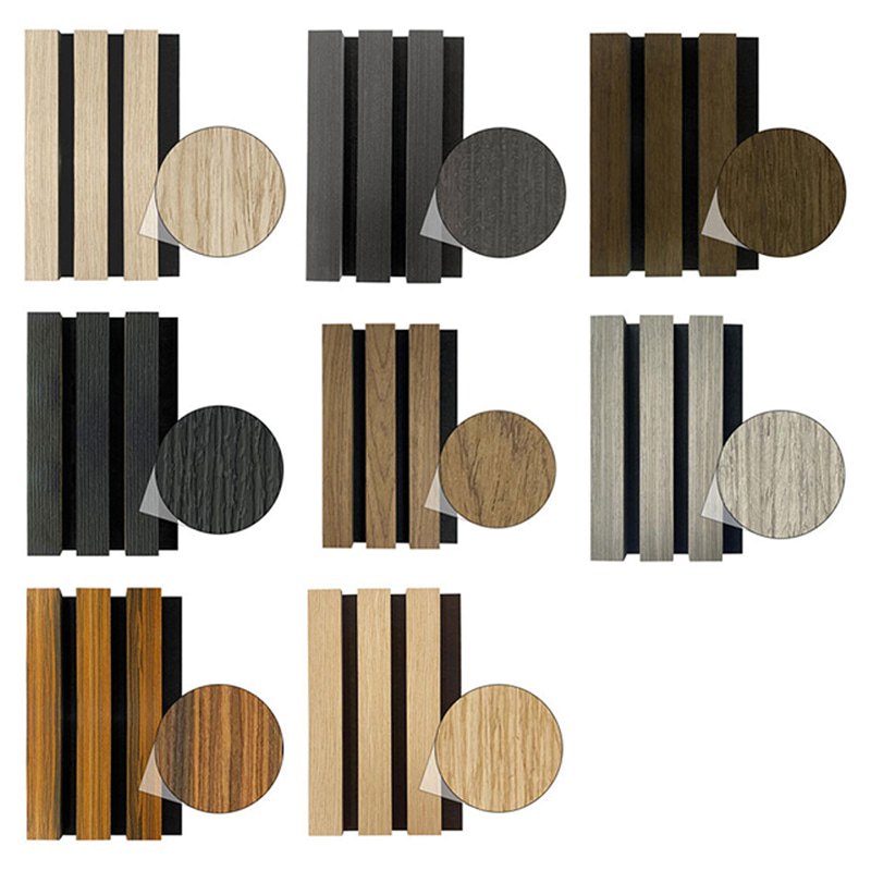 Modernong Panloob na WPC Acoustic Wall Panels Dekorasyon na Interlocking na Disenyo ay Soundproof Fireproof Sound-Absorbing Exterior Grille Grade