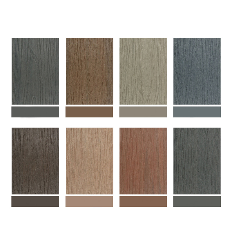 Wood Plastic Composite Wpc Fence Home Garden Courtyard Fence Panels Mas Mahusay Kaysa Vinyl Pvc Fence Waterproof Outdoor Privacy Board Hdpe