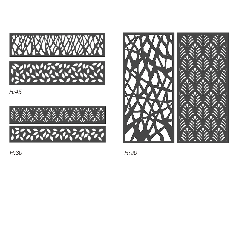 Wood Plastic Composite Wpc Fence Home Garden Courtyard Fence Panels Mas Mahusay Kaysa Vinyl Pvc Fence Waterproof Outdoor Privacy Board Hdpe