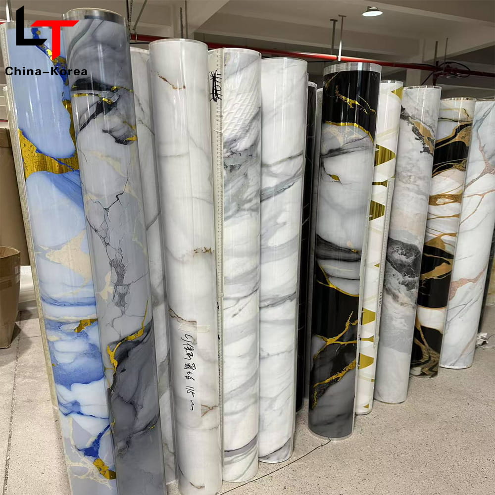 3D 5D Printing Lamination Heat Transfer Film PVC Furniture Dekorasyon Film Vacuum Press Foil para sa Door Wall Panel WPC UV Board