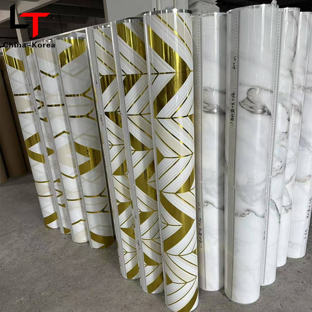 3D 5D Printing Lamination Heat Transfer Film PVC Furniture Dekorasyon Film Vacuum Press Foil para sa Door Wall Panel WPC UV Board