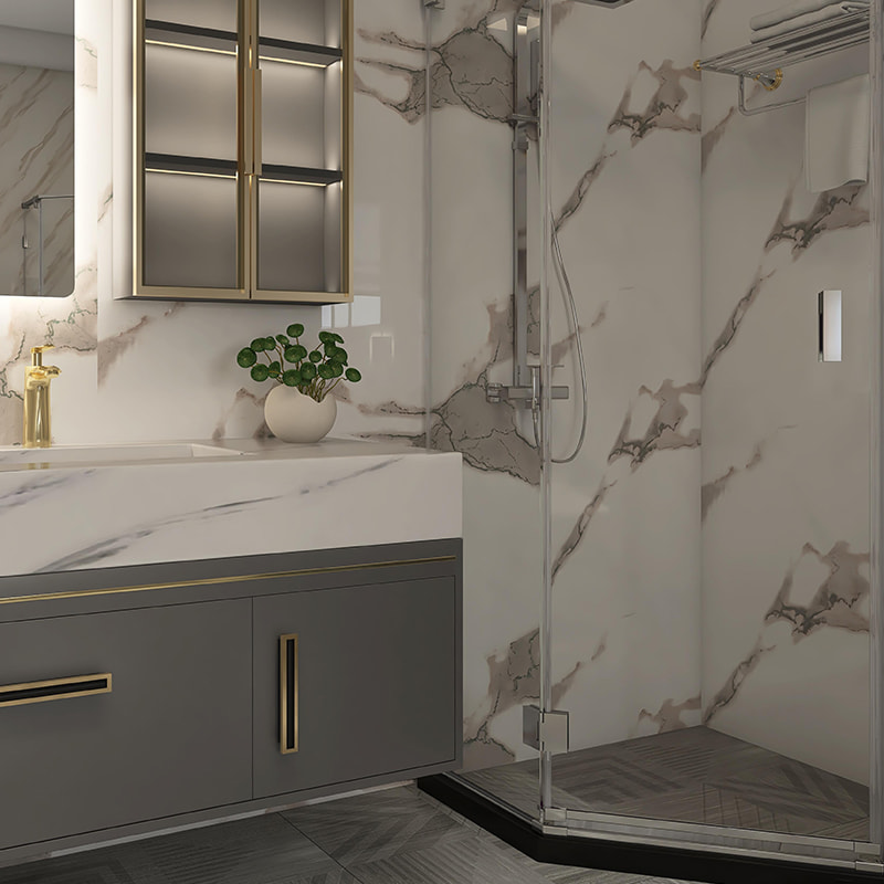 Self-adhesive Wall Stickers Wholesale Wallpaper, PVC Wall Sticker para sa Dining Room Bedroom Living Room Anti-collision Wallpaper