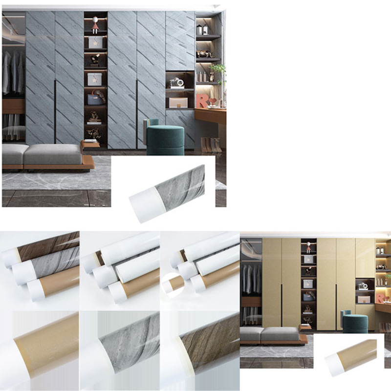 Golden Hot Stamping Marble Heat Transfer Film PVC Furniture Decor Film Vacuum Press Foil Para sa Pintuan Para sa Wall Panel WPC UV Board