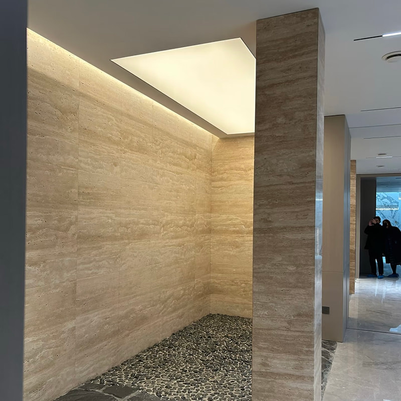 Fireproof Tile Veneer Faux Interior Bendable Soft Wall Cladding Travertine Artipisyal Flexible Soft Stone Wall Panels