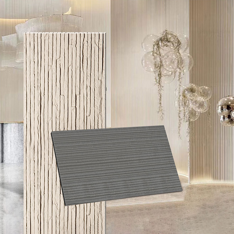 Makabagong Disenyo Hindi Masusunog Magaan na Mga Panel sa Pader Bagong Materyal na Malambot na Bato Cladding Flexible MCM Tile Linear Stone Wall Covering