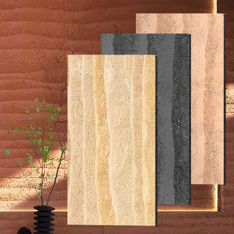 Makabagong Disenyo Hindi Masusunog Magaan na Mga Panel sa Pader Bagong Materyal na Malambot na Bato Cladding Flexible MCM Tile Linear Stone Wall Covering