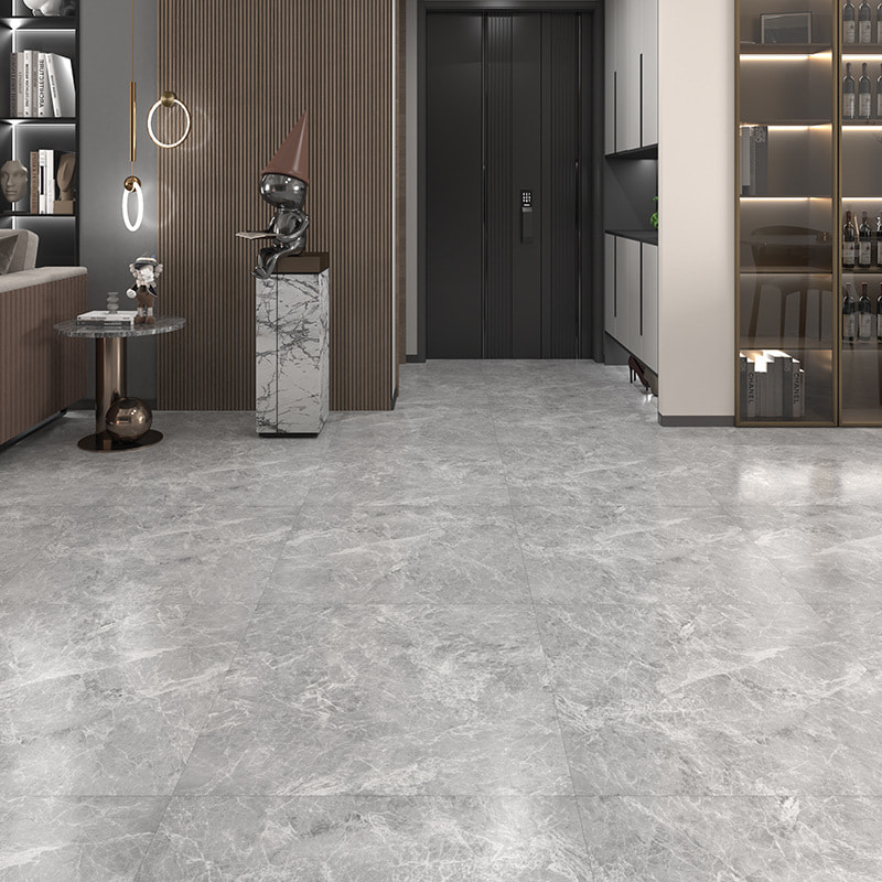 White at Black Marble Wooden Grain Rigid Core Interlock Click Lock Vinyl Plank Floor Piso PVC Interior Click Piso SPC Flooring