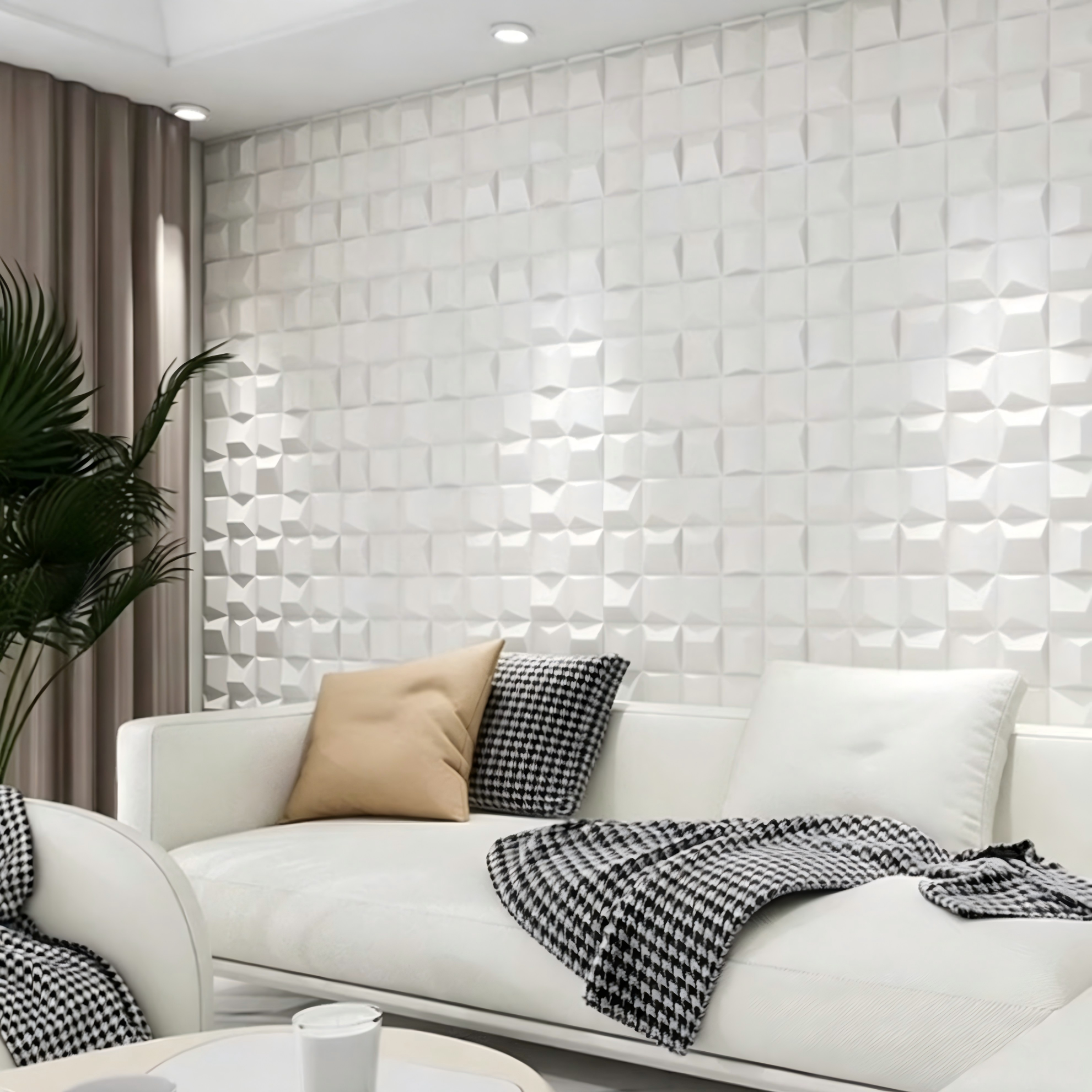 PU Geometric Wall Panels: Mabilis na Gumawa ng 3D Accent Wall