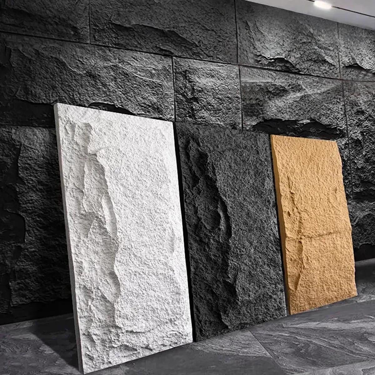 Natatakot sa Formaldehyde na Gumamit ng Soft Pack? PU Stone na may Zero Formaldehyde at Hard Decoration Texture